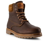 Schnürstiefeletten Glattleder