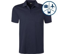 Zip-Polo Baumwoll-Jersey