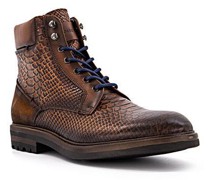 Schnürboots Schuhe Leder