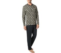 Pyjama Schlafanzüge Jersey-Baumwolle