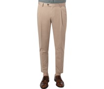 Bundfaltenhose Hosen, Baumwoll-Stretch