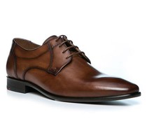 Derby Schuhe Glattleder