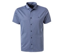 Kurzarmhemd Hemden Baumwoll-Stretch