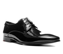 Derby Schuhe Lackleder