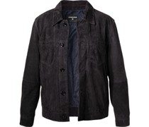 Lederjacke Ziegenvelours