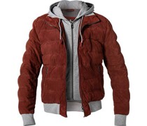 Lederblouson Ziegenvelours