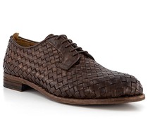 Derby Schuhe Glattleder