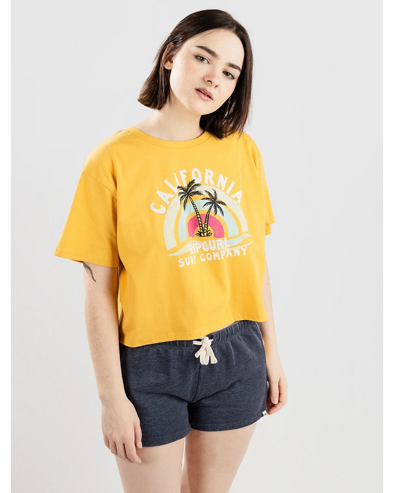 Rip Curl Damen Sunny Paradise Crop Tee T-Shirt