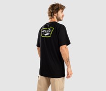 Full Patch Back T-Shirt lime green