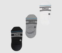 Basic 3 Pack No Show Socks