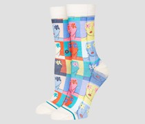 Flower Faces Socken