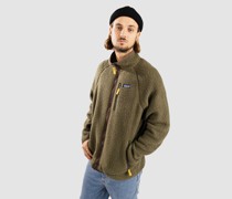 M'S Retro Pile Zip Hoodie