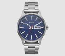Sentry Solar Stainless Steel Watch silver