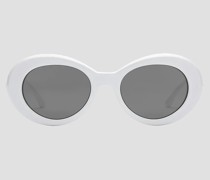 Stoned Gloss White Sunglasses
