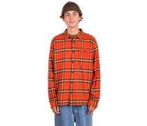 LW Fjord Flannel Shirt hot ember