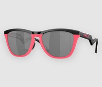 Frogskins Hybrid Matte Black/Neon Pink Sonnenbrille