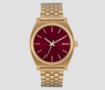 The Time Teller Watch oxblood sunray