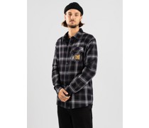 TC Skull Flannel Hemd grey check