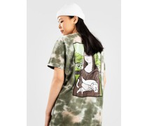 Nerma Lisa Pocket T-Shirt orange acid wash