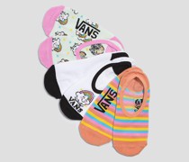 Rainbow Rider Canoodle (6.5-10) Socks black