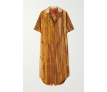 Hemdblusenkleid aus Oxidierter Wolle