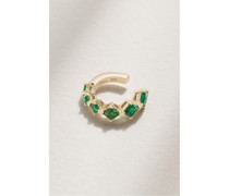 Ear Cuff aus 14 Karat  mit Smaragden
