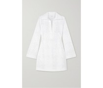 Tabitha Mini-hemdblusenkleid aus Baumwolle