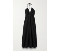 Eli Neckholder-maxikleid aus Leinen
