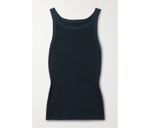 Jennifer Tanktop aus Geripptem Baumwoll-jersey