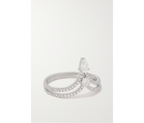 Ring aus 18 Karat Weiß mit Diamanten