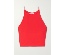 Verkürztes Top aus Twill
