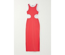 Dolce Zweifarbiges Maxikleid aus Ponte