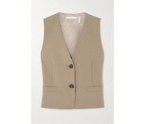 Weste aus Webstoff mit Cut-out