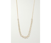 Let It Slide Kette aus 10 Karat  mit Diamanten