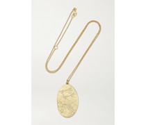 Zodiac Aquarius Kette aus 14 Karat