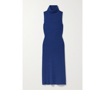 Juniper Midikleid aus einer Gerippten Woll-kaschmirmischung