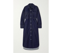The Scully Hemdblusenkleid aus Denim