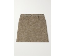 Minirock aus Tweed aus einer Wollmischung