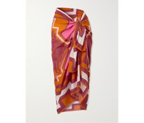 + Net Sustain Sacred Sun Pareo aus Bedrucktem Biobaumwoll-voile