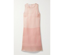 Mehrlagiges Minikleid aus Seidenorganza