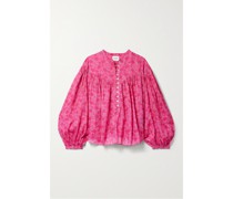 Salika Bluse aus Baumwoll-voile