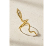 Cobra Ring aus 18 Karat  mit Diamanten