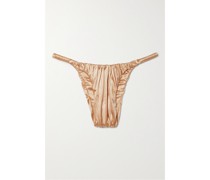 Waves Bikini-höschen aus Stretch-satin