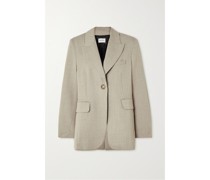 Karierter Blazer aus Wolle