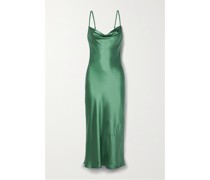 Salamanca Midikleid aus Seide