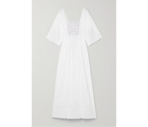 Meredith Rückenfreies Maxikleid aus Baumwolle