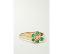 Eye Ring aus 14 Karat Gold