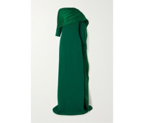 Cosette Robe aus Stretch-cady und Satin