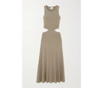 Midikleid aus Stretch-tencel™-lyocell