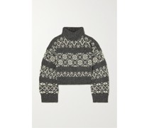 Rollkragenpullover aus Wolle